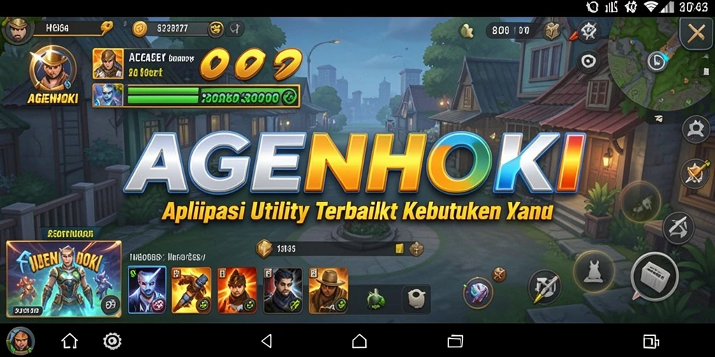 Tampilan antarmuka aplikasi AGENHOKI yang modern dan intuitif.