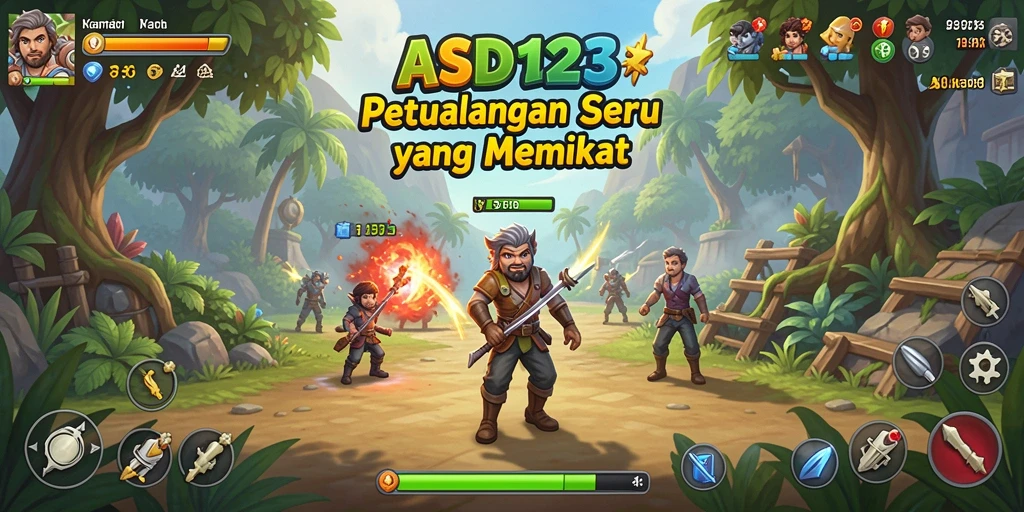 Tampilan gameplay <strong>ASD123</strong> menampilkan karakter menjelajahi dunia petualangan yang dinamis.