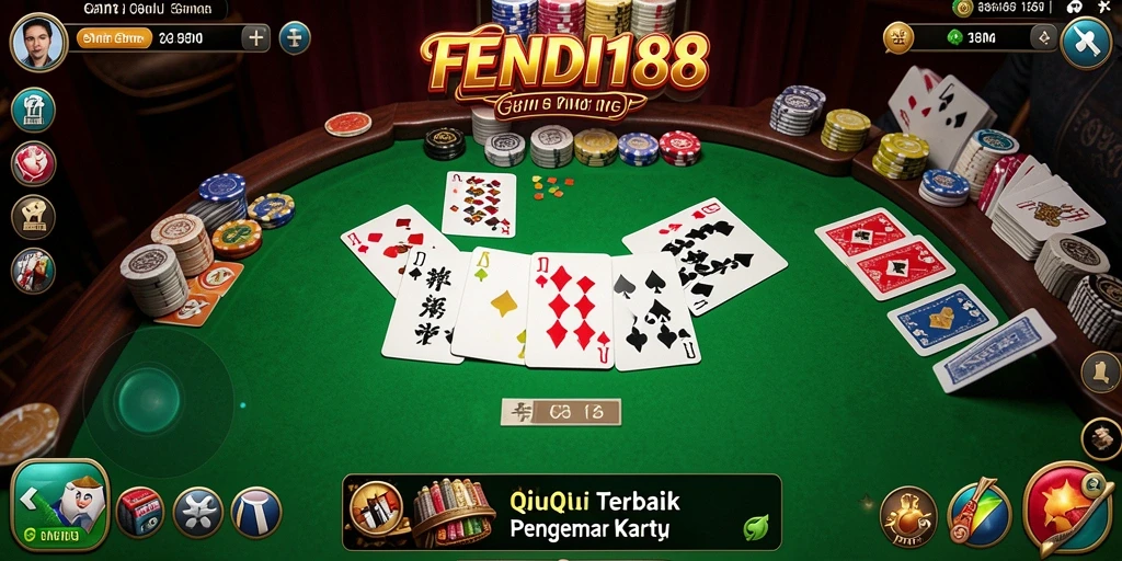 Tampilan gameplay QiuQiu yang seru di FENDI188.