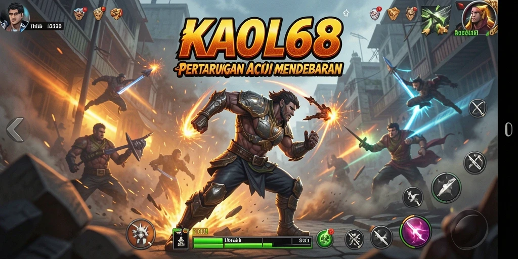 Screenshot yang menampilkan gameplay aksi KAOL68 yang mendebarkan.