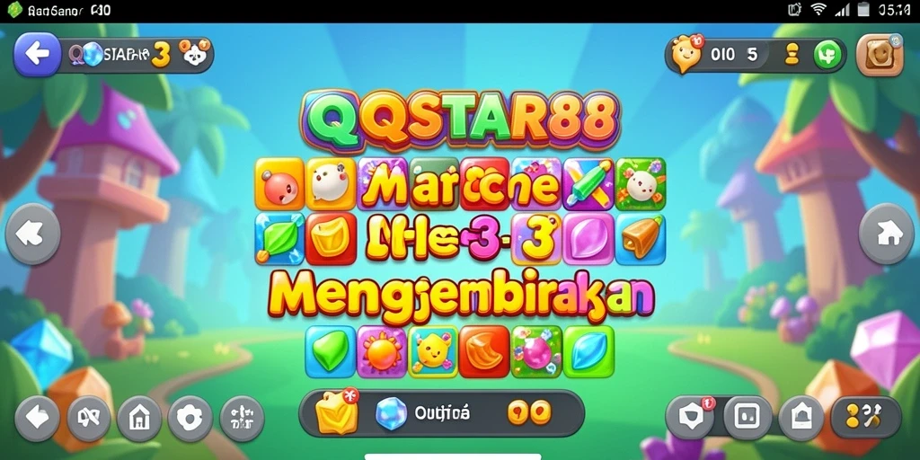 Gameplay seru dari QQSTAR88 dengan tampilan penuh warna.