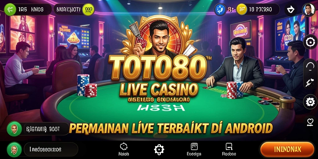 Tampilan gameplay TOTO80 yang seru dan interaktif di Live Casino.